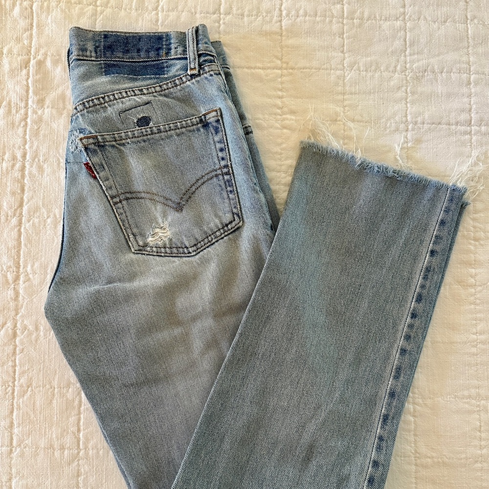 Vintage Levi's Frayed Hem Jeans